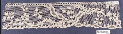 Fragment, Needle lace, point d'Argentan, French