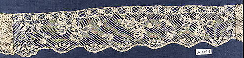 Edging, Needle lace, point d'Argentan, French