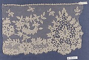 Fragment of Carrickmacross lace, Carrickmacross, Irish