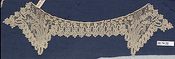 Collar, Needle lace, Point de Gaze, French