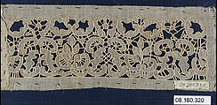 Cuffs (one of a pair), Cutwork, French