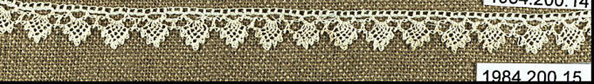 Edging, Cotton, needle lace, Armenian