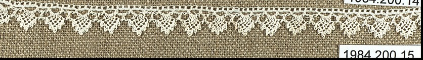 Edging, Cotton, needle lace, Armenian