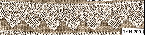 Edging, Cotton, needle lace, Armenian