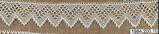 Edging, Cotton, needle lace, Armenian