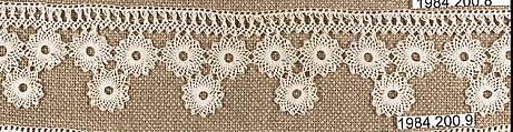 Edging, Cotton, needle lace, Armenian