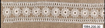 Insertion, Cotton, needle lace, Armenian