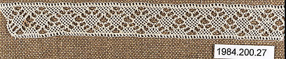 Insertion, Cotton, needle lace, Armenian