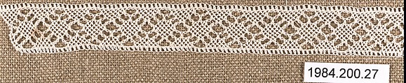 Insertion, Cotton, needle lace, Armenian