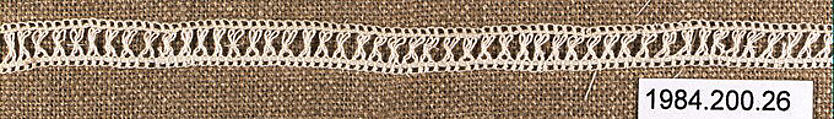 Insertion, Cotton, needle lace, Armenian