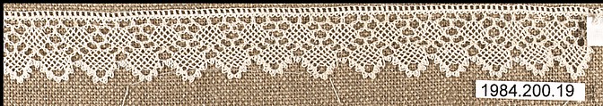 Edging, Cotton, needle lace, Armenian