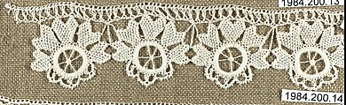 Edging, Cotton, needle lace, Armenian