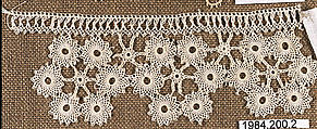 Edging, Cotton, needle lace, Armenian
