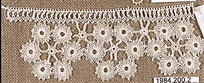 Edging, Cotton, needle lace, Armenian