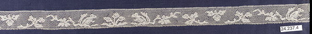 Strip, Machine made lace, French