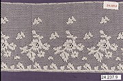 Strip, Machine made lace, French