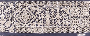 Insertion, Machine made lace, Italian
