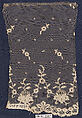 Fragment, Machine made lace, possibly British