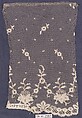 Fragment, Machine made lace, possibly British