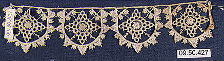 Fragment, Machine made lace, German