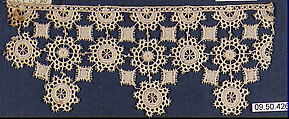 Fragment, Machine made lace, German