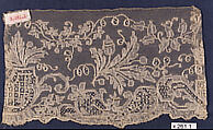 Piece, Machine made lace, French