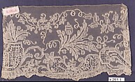 Piece, Machine made lace, French