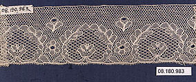 Fragment, Machine made lace, British