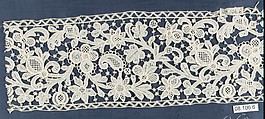 Insertion, Machine made lace, Italian