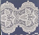 Fragment, Machine made lace, Italian