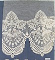 Fragment, Machine made lace, Italian