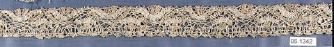 Strip, Metal thread, bobbin lace, French