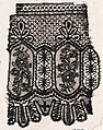 Fragment, Bobbin lace, French, Le Puy