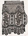 Fragment, Bobbin lace, French, Le Puy