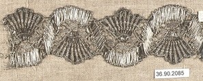 Piece, Bobbin lace, possibly French