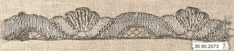 Piece, Bobbin lace, possibly French