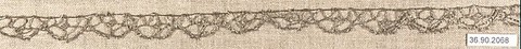 Piece, Bobbin lace, possibly French
