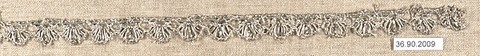 Piece, Bobbin lace, possibly French