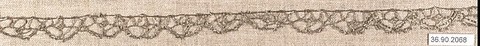 Piece, Bobbin lace, possibly French