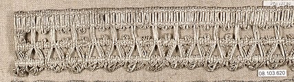 Galloon, Metal thread, French or Italian