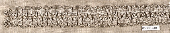 Galloon, Metal thread, French or Italian