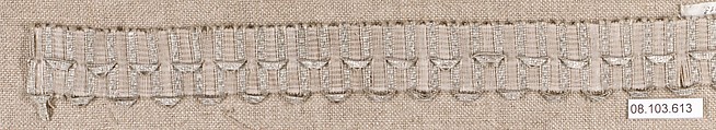 Galloon, Silk and metal thread, French