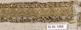 Piece, Metal thread, bobbin lace, European