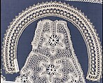 Collar, Bobbin lace, German, Saxony