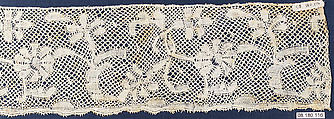 Fragment, Bobbin lace, Flemish, Bruges