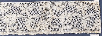 Fragment, Bobbin lace, Flemish, Bruges