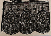 Piece, Bobbin lace, French, possibly Le Puy