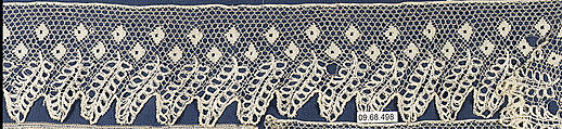 Piece, Bobbin lace, British, Buckinghamshire