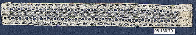 Insertion, Bobbin lace, British, Essex