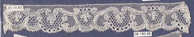 Fragment, Bobbin lace, British, Chinnor, Oxfordshire